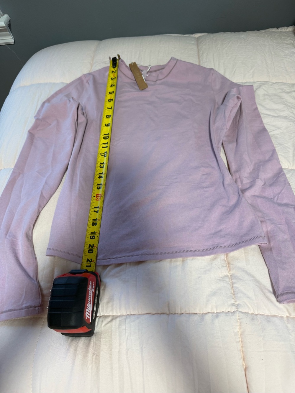 NWT Skims COTTON JERSEY
Long Sleeve T-Shirt - Picture 4 of 6